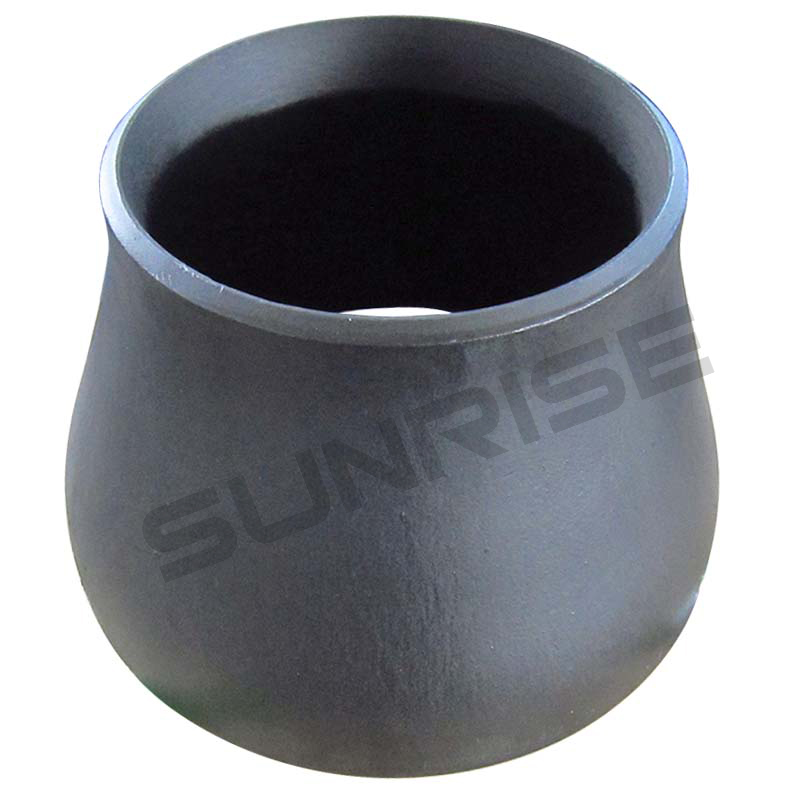 Concentric Reducer, Size 24 Inch, Wall Thickness : Schedule 80, Butt Weld End, Black Painting Surface Treatment,Standard ASME B16.9,ASTM A234 WPB 
