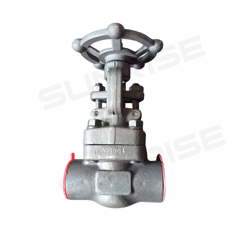 Solid Wedge Gate Valve, OSY&BB,Forged Steel 1/2” CL800LB, Body :ASTM A182 F316 ;Trim Material : SS316; End Connect: NPT; ANSI B16.11