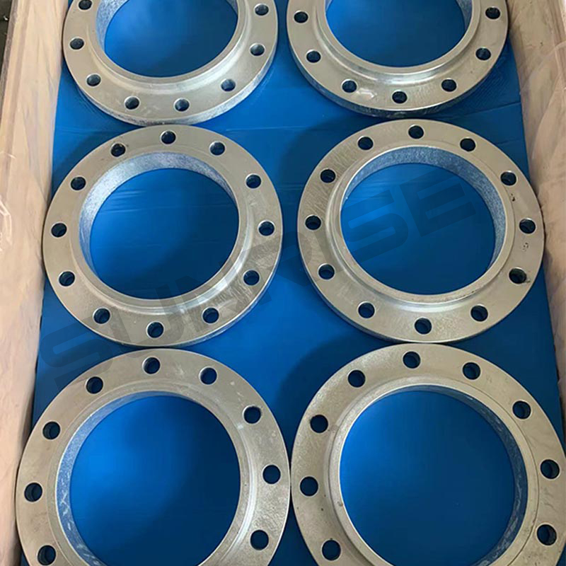 GALVANIZE RF END 6 INCH ASTM A350LF2 Weld Neck Flange, Class 1500, Wall Thickness: SCH 40, RTJ End Flange, ANSI B16.5