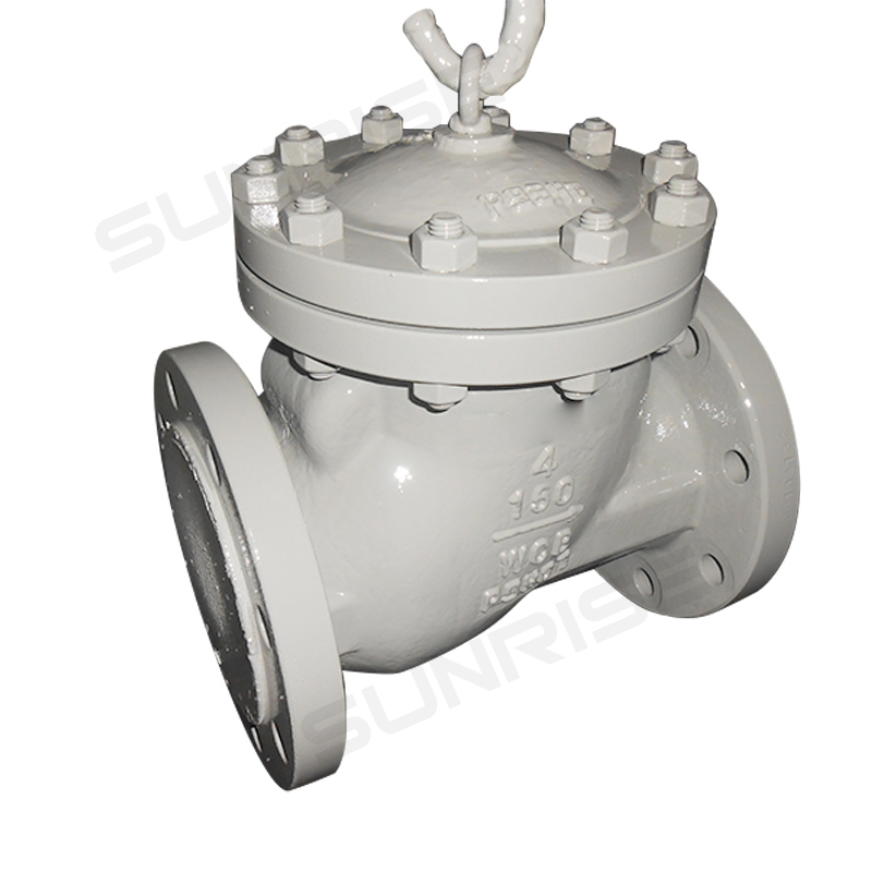 SWING CHECK VALVE, Size 4 inch, Pressure: CL150,Body & Bonnet :ASTM A216 WCB, Flange Ends as per ANSI 16.5 RF