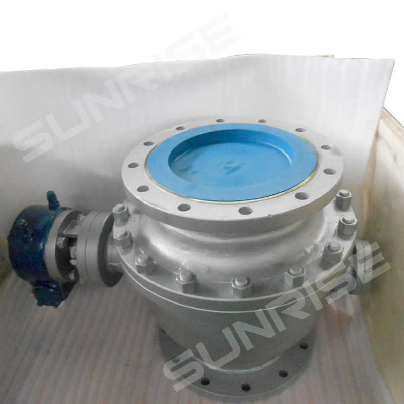 10INCH , CL300 , Ball Valve, Flange RF, ANSI B16.5, Full Bore, Trunnion Ball; Body Material ASTM A216 WCB, API 6D