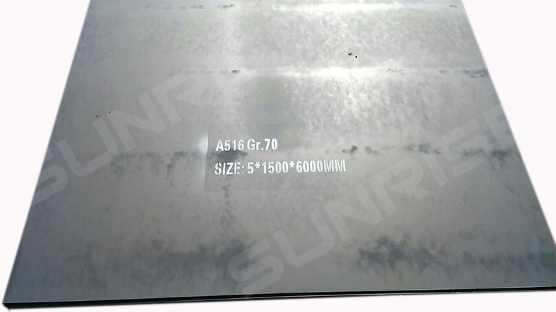 ASTM A516 GR.60 CARBON STEEL PLATE, SIZE 6000 X 1500 X 5MM THK