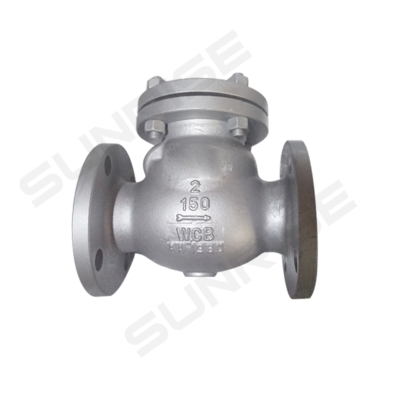 SWING CHECK VALVE, 2inch CL150, Flange End, Body Material: ASTM A A216 WCB