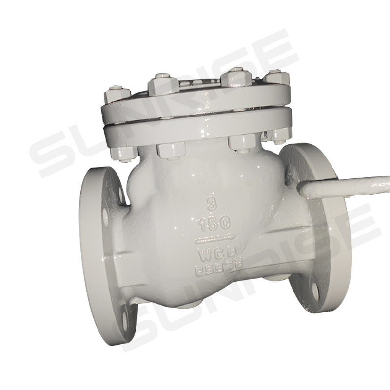 SWING CHECK VALVE, 3inch CL150, Flange End, Body Material: ASTM A A216 WCB