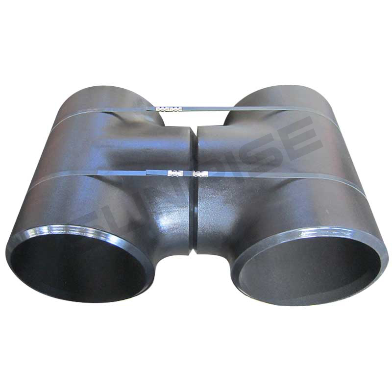 Equal Tee , Size 22 Inch, Wall Thickness: Schedule 60, Butt Weld End, ASTM A234 WPB, Black Painting Surface Treatment,Standard ASME B16.9