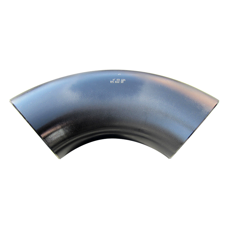 Elbow 90 Deg LR, Size 18 Inch, Wall Thickness : Schedule 40, Butt Weld End, ASTM A234 WPB Black Painting Surface Treatment,Standard ASME B16.9