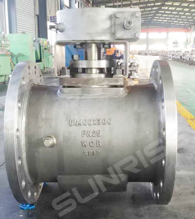 Heating Jacket Plug Valve DN300 PN25, Flange RF End , Body :UB6; Trim :UB6