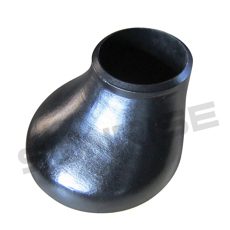 Eccentric Reducer, Size 8 x 6 inch, Wall Thickness : SCH 120 X STD, Butt Weld End, Black Painting Surface Treatment,Standard ASME B16.9,Material: ASTM A234 WPB