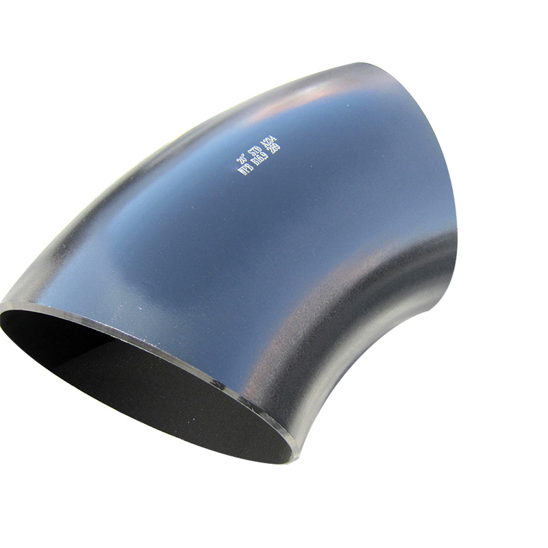 ASTM A234 WPB Elbow 45 Deg SR, Size 20 Inch, Wall Thickness : Schedule STD, Butt Weld End, Black Painting Surface Treatment,Standard ASME B16.9