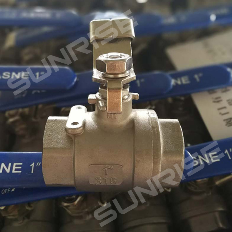 Ball Valve, 1INCH,CL800,FNPT, Lever Operator, Body Material ASTM A182 F16L