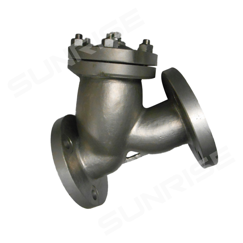 Y-Strainer Size 3inch, CL150, Flange RF End, Body Material:ASTM A351 CF3M;Mesh 40; Plug Material: ASTM A182 F316