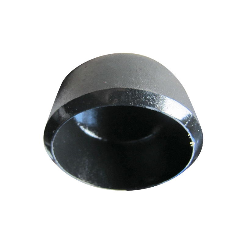 ASTM A234 WPB Cap, Size 4 Inch, Wall Thickness : Schedule 160, Butt Weld End, Black Painting Surface Treatment,Standard ASME B16.9