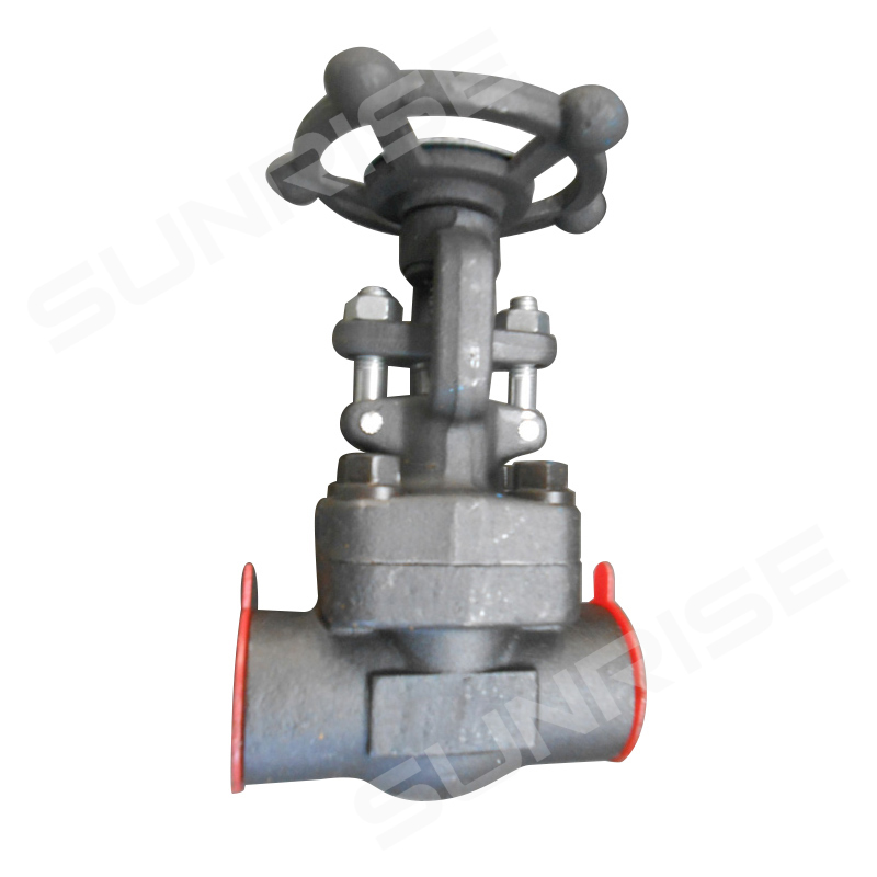 Solid Wedge Gate Valve, OSY&BB,Forged Steel 3/4” CL800LB, Body :ASTM A105N ;Trim Material : A182 F6; End Connect: Socket Weld; ANSI B16.11