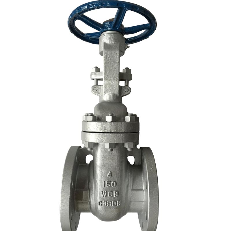 ASTM A216 WCB GATE VALVE, STANDARD BS1414, SIZE: 4 INCH, PRESSURE : CL150, FLANGE RF END CONNECT 