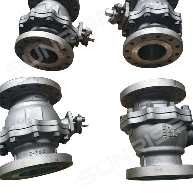 6INCH , CL300 , Ball Valve, Flange RF, ANSI B16.5, Full Bore, Body ASTM A216 WCB, API 6D