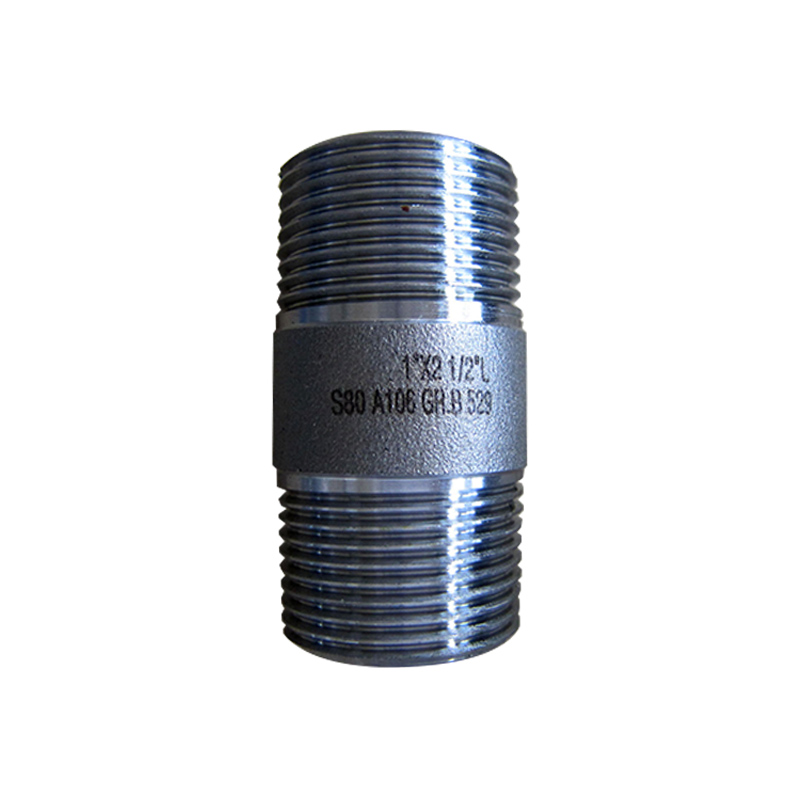 ASTM A106 GR.B Pipe Hex Nipple, Size 1 Inch, CL 3000LBS, Length: 63mm, Socket End, Black Painting Surface Treatment,Standard ASME B16.11