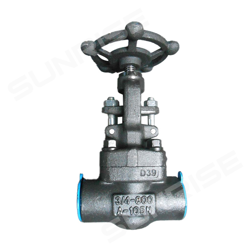 Forged steel Globe Valve,3/4inch CL800, Socket Weld Ends, Bolted Bonnet, Rising Stem, Body material ASTM A350LF2