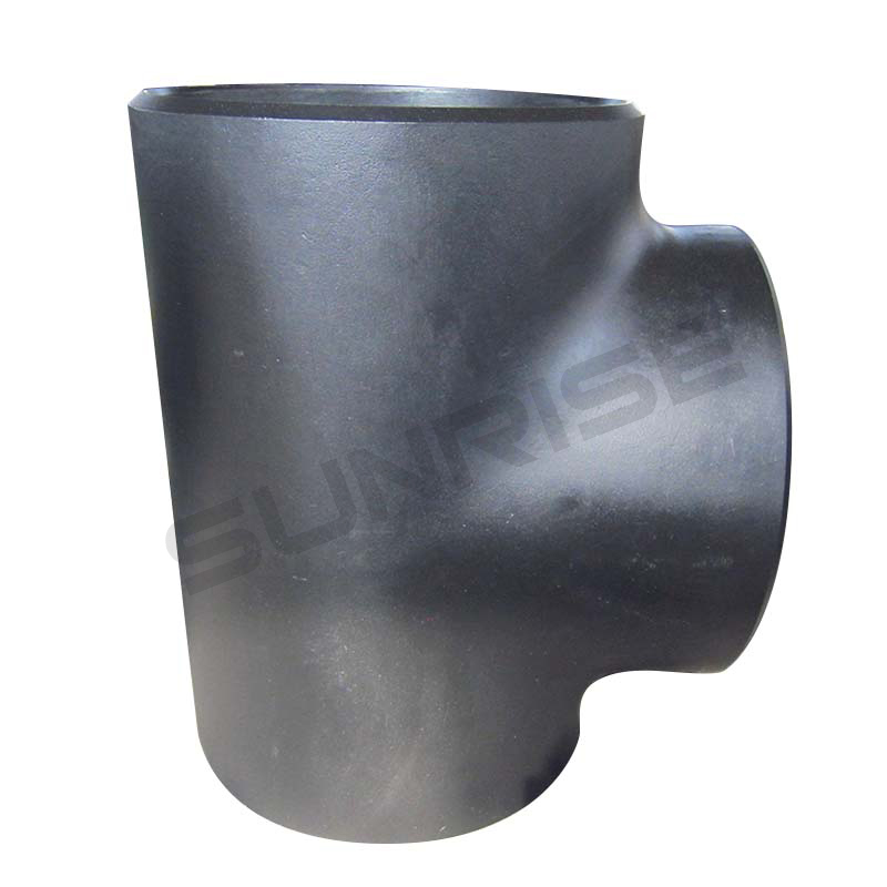 Equal Tee , Size 20 Inch, Wall Thickness: Schedule 80, Butt Weld End, ASTM A234 WP11, Black Painting Surface Treatment,Standard ASME B16.9