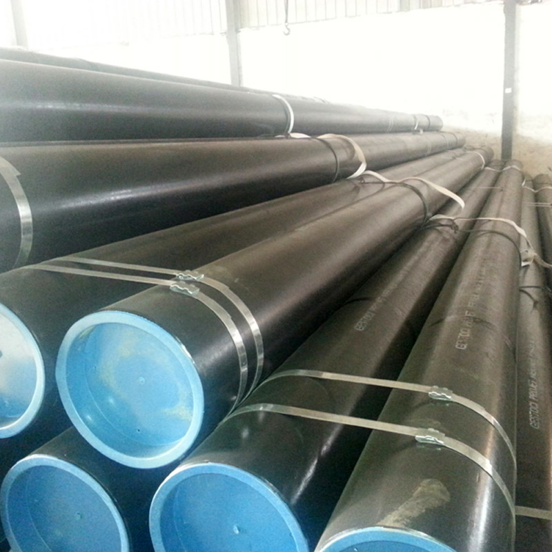 Carbon Steel Black Seamless Pipe,24in Wall thickness SCH XS, ASTM API 5L GR.B,  Length 6m, Standard:ANSI B36.10