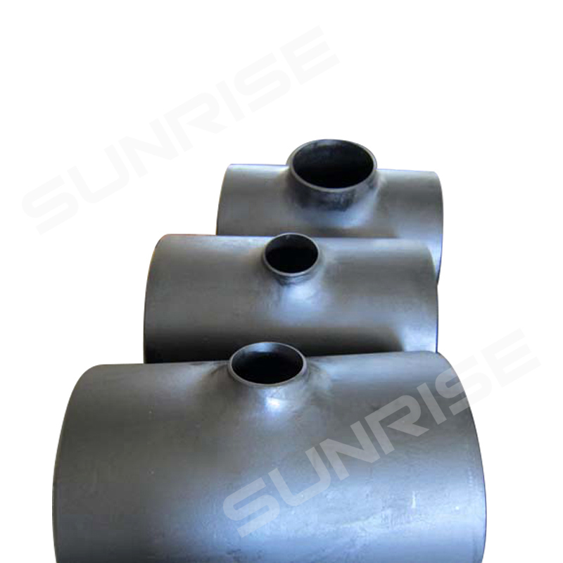 Butt Weld Reducing Tee, Size 16*8”, Butt Weld, Wall thickness: 10.09*10.31mm,ASTM A234 WPB