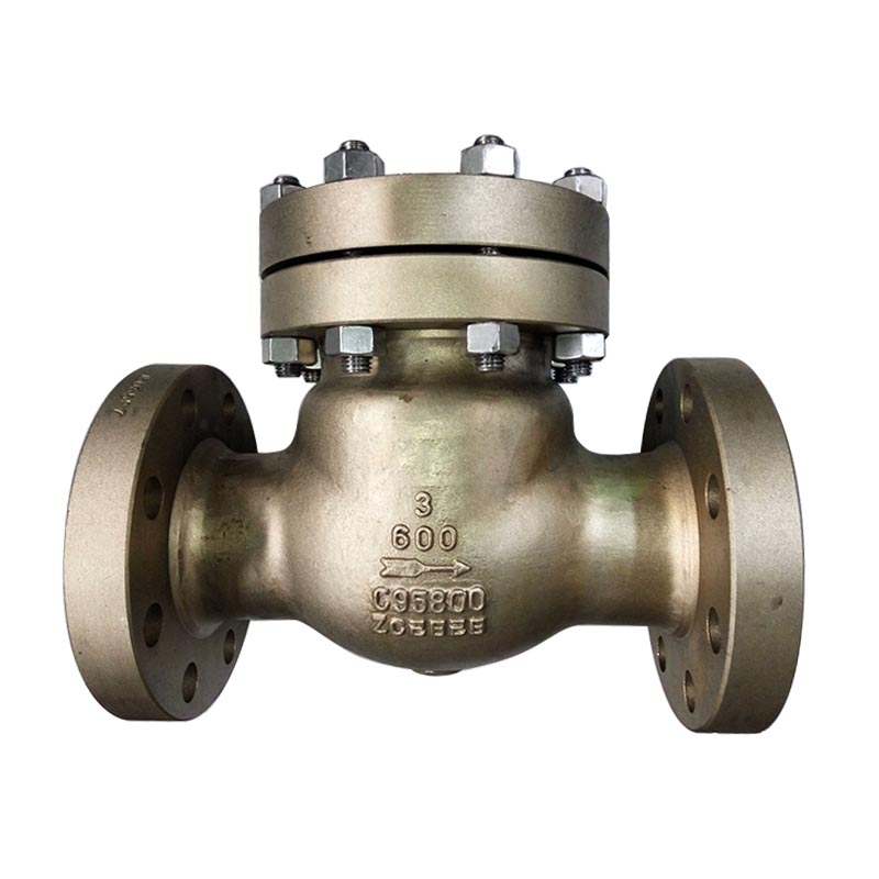 Flange End Swing Check Valve 3INCH, Pressure :CL600, Alumium Bronze B148 C95800, ANSI B16.5, API6D/BS1868 Standard