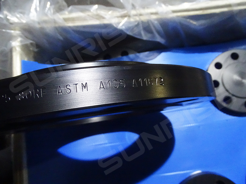 Slip On Flange, 6INCH CL150, Raise Face End Connect, ASTM A105, ANSI B16.5