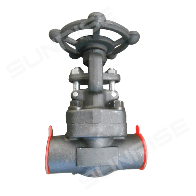 Solid Wedge Gate Valve, OSY&BB,Forged Steel 1 1/2” CL800LB, Body :ASTM A182 F316 ;Trim Material : SS316; End Connect: NPT; ANSI B16.11