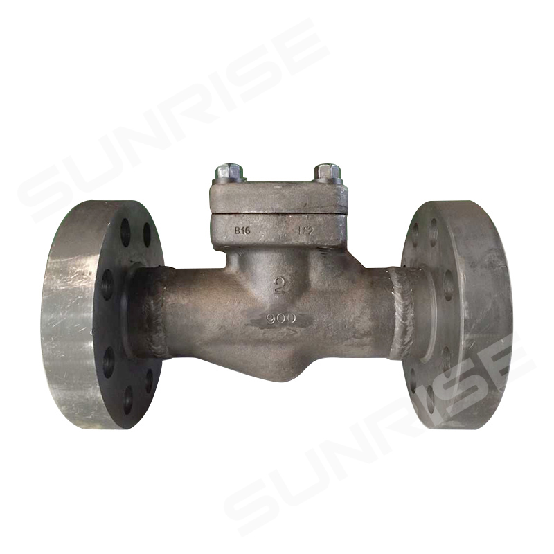 Lift CHECK VALVE, SIZE : 2 INCH, PRESSURE CL900, Body & Bonnet : ASTM A350LF2, Trim: 1#, Flange Ends as per ANSI 16.5 RF