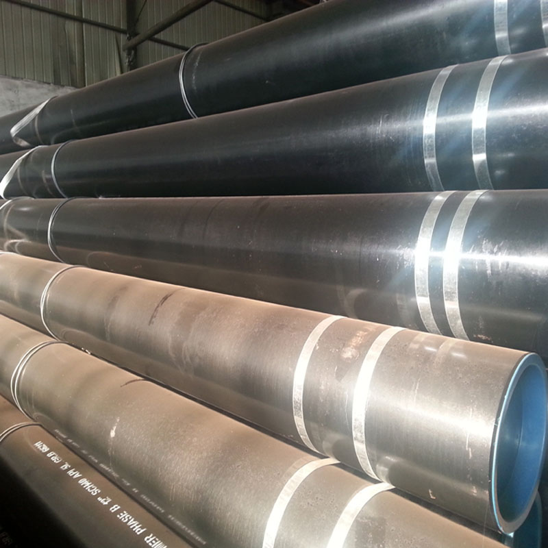 Carbon Steel Black Seamless Pipe12in Wall thickness SCH 100, ASTM API 5L GR.B,  Length 6m, Standard:ANSI B36.10