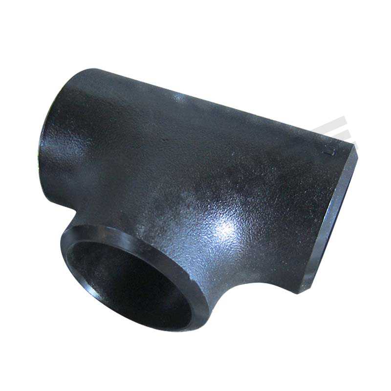 Equal Tee , Size 26 Inch, Wall Thickness: Schedule 60, Butt Weld End, ASTM A234 WPB, Black Painting Surface Treatment,Standard ASME B16.9