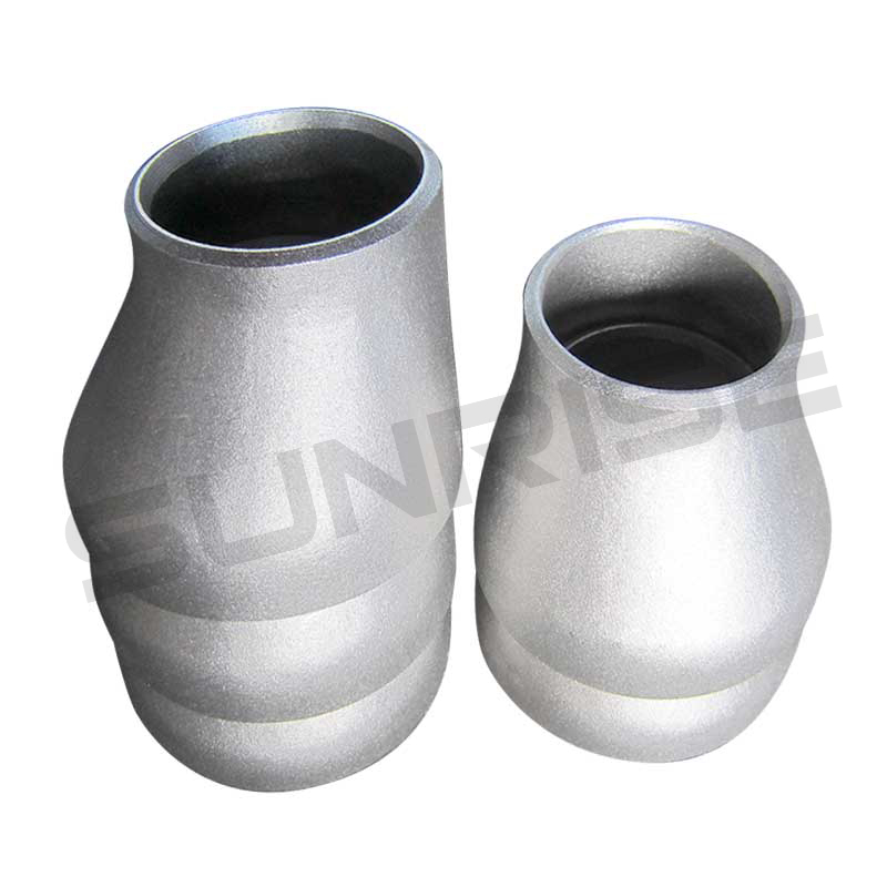 Concentric Reducer, Size 10 x 8 Inch, Wall Thickness : Schedule 80 x SCH 60, Butt Weld End, Black Painting Surface Treatment,Standard ASME B16.9,ASTM A403 WP316L