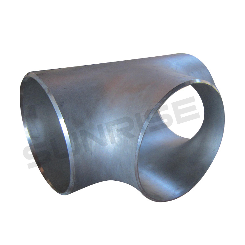 Equal Tee , Size 10 Inch, Wall Thickness: Schedule 60, Butt Weld End, ASTM A234 WPB, Black Painting Surface Treatment,Standard ASME B16.9