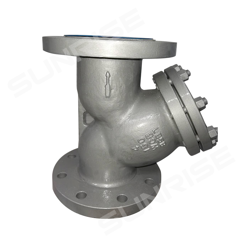 Y-strainer 4 INCH CL150, Flange RF End, Body A216WCB; Plug material: ASTM A105; Mesh : 40 Micron