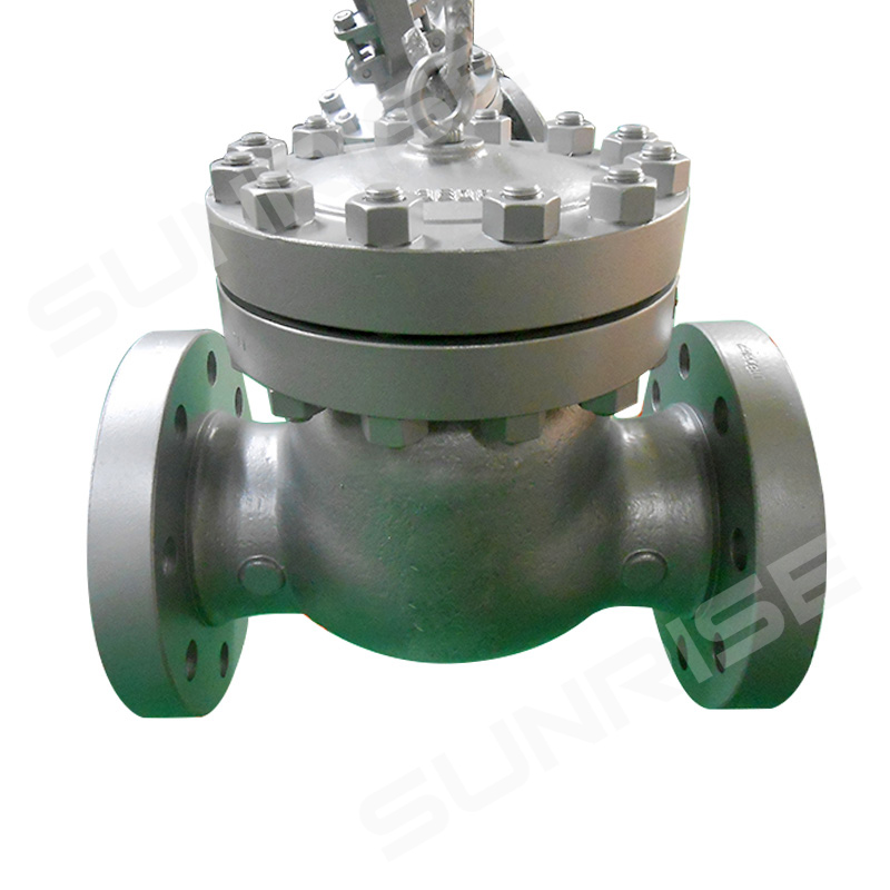SWING CHECK VALVE, 3INCH,PRESSURE :CL150, Body & Bonnet : ASTM A217 WC9, Trim: 8#, Flange Ends as per ANSI 16.5 RF