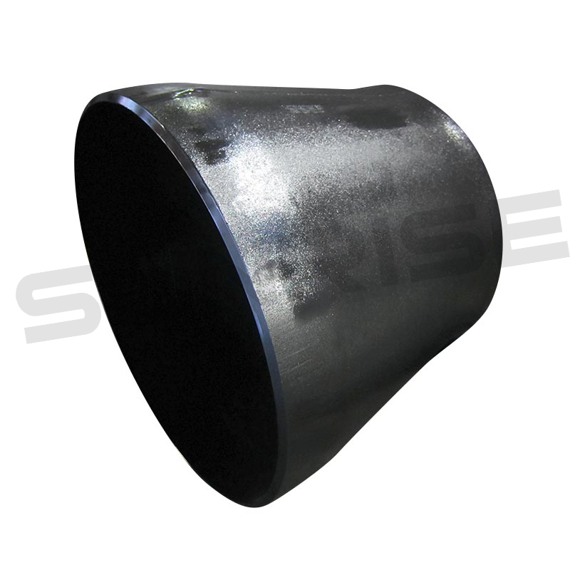 Concentric Reducer, Size 14 x 12 Inch, Wall Thickness : Schedule 80 x SCH 60, Butt Weld End, Black Painting Surface Treatment,Standard ASME B16.9,ASTM A234 WPB 