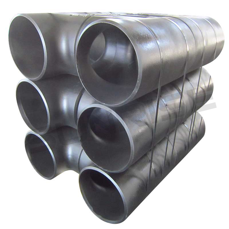 Weld Equal Tee , Size 30 Inch, Wall Thickness: Schedule 80, Butt Weld End, ASTM A234 WPB, Standard ASME B16.9