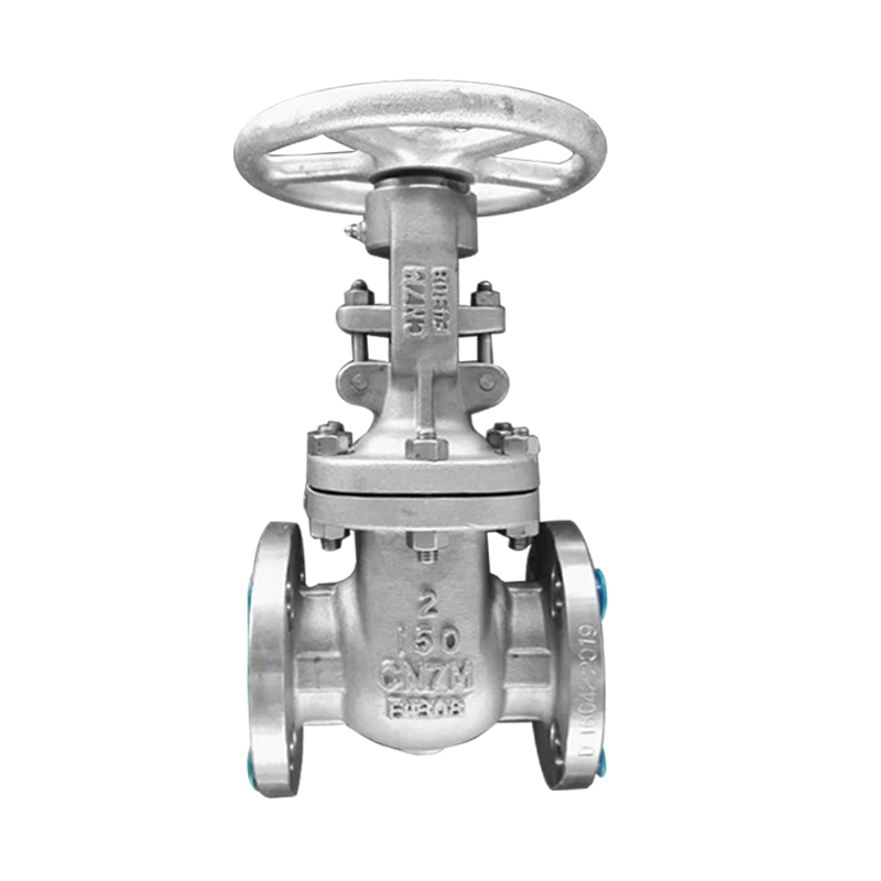 Solid Wedge Gate Valve, OSY&BB,Forged Steel 2” CL150LB, Body :ASTM A217CN7M ;Trim Material : A182 F6; End Connect: RF FLANGE; API 600