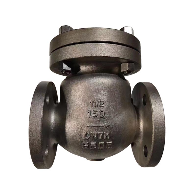 API 6D, ASTM A351 CN7M CHECK Valve 1 1/2 INCH x CL150 , Flange RF, ANSI B16.5, API 6D