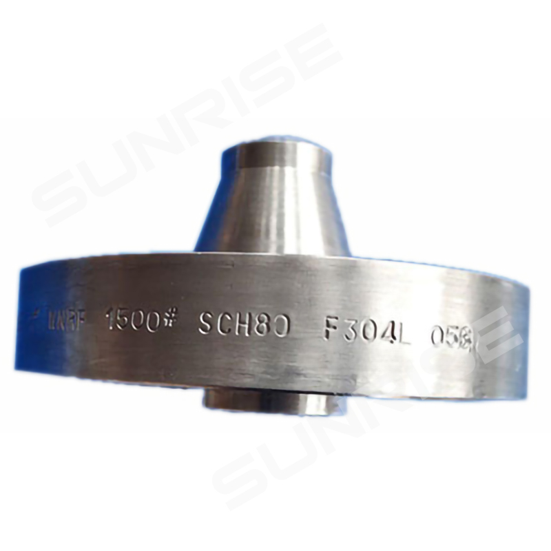 ASTM A182 F304L Welding Neck Flange,3Inch, W.T SCH 80, RTJ,1500#,ANSI B16.5