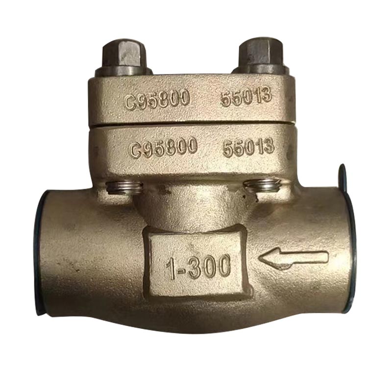 BS1868 Alumium Bronze B148 C95800 Swing Check Valve 1INCH , CL300, Flange RF, ANSI B16.5, API6D/BS1868 Standard