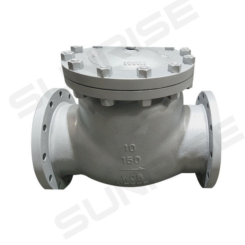 BS1868 SWING CHECK VALVE, Size 10 inch, Pressure:CL150,Body & Bonnet :A216 WCB, Flange Ends as per ANSI 16.5 RF