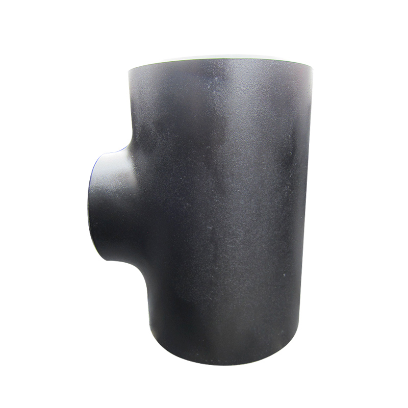Equal Tee , Size 12 Inch, Wall Thickness: Schedule 60, Butt Weld End, ASTM A234 WPB, Black Painting Surface Treatment,Standard ASME B16.9