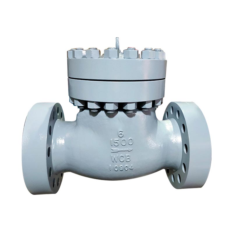 ASTM A216 WCB Check Valve,6INCH, Pressure : CL1500, Swing Check Valve, Flange RTJ, ANSI B16.5, Body Material ASTM A216WCB, API 6D