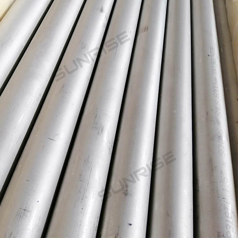 ASTM A316TI, SEAMLESS STAINLESS STEEL PIPE, O.D 114.3mm,Wall thickness SCH40 LENGTH 6M,ASTM A312 TP316Ti