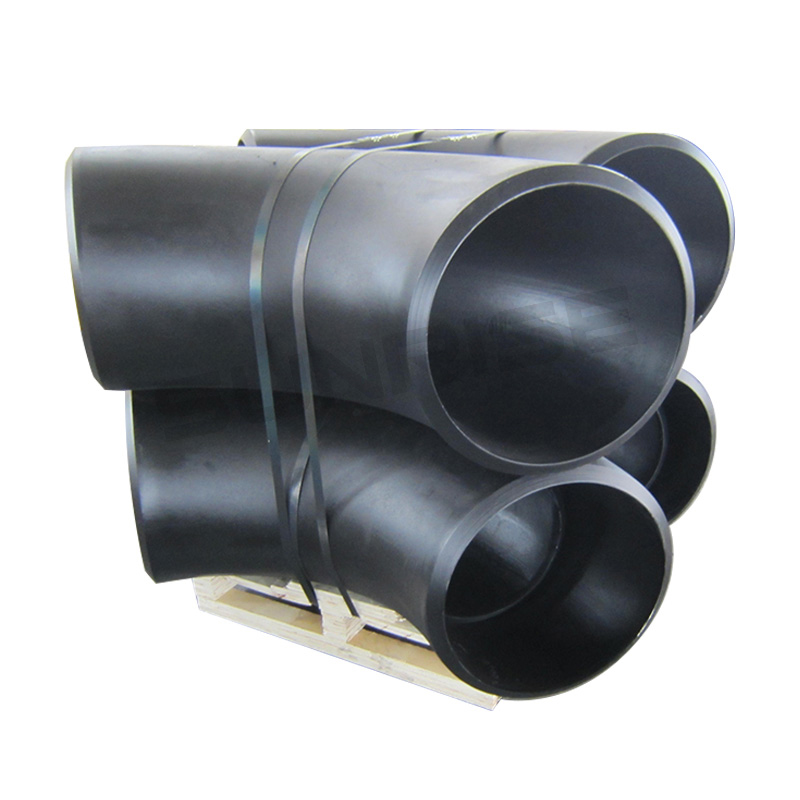 ASTM A234 WPB Elbow 90 Deg LR, Size 18 Inch, Wall Thickness : Schedule 80S, Butt Weld End, Black Painting Surface Treatment,Standard ASME B16.9