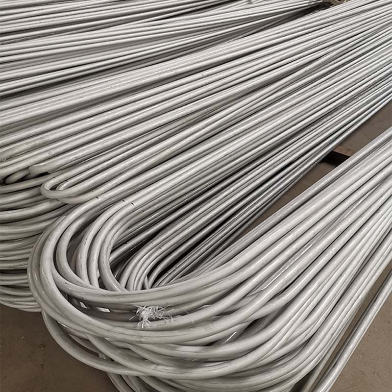 U tube, Seamless Stainless Steel tube, OD19.05 Wall thickness 1.65MM, ASTM A312 TP316L, Length 6800mm, Standard:ASTM A312
