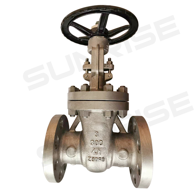 Gate valve ,3” CL300 RF FLANGE END, Body Material: ASTM A995-4A,