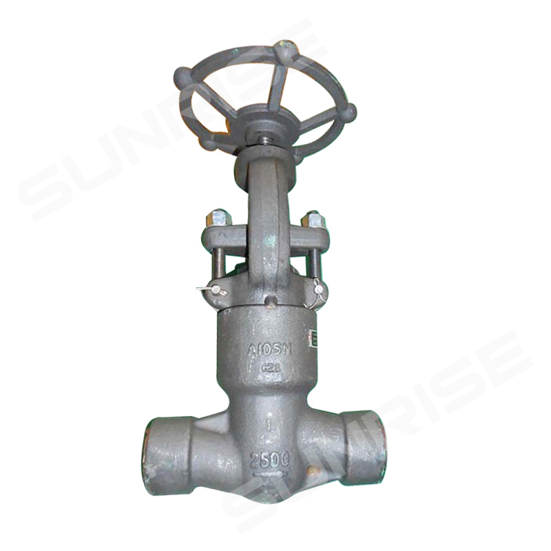 Forged steel Globe Valve, 1inch CL2500, Body material ASTM A105N,Ends: BBOS&Y, SW END 