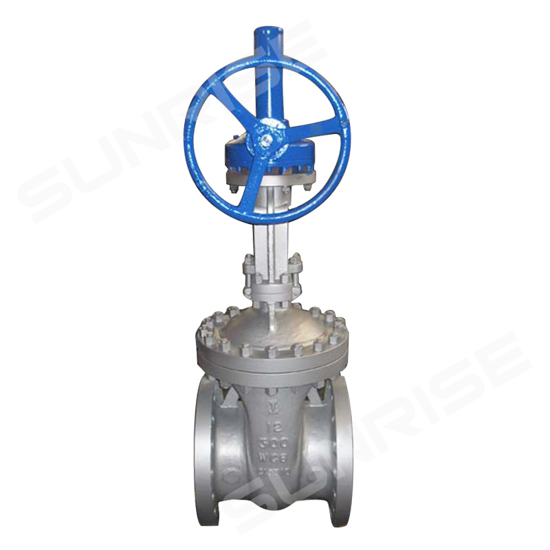 ASTM A217 WC6 GATE VALVE 12INCH 300LBS, Flange End Connect