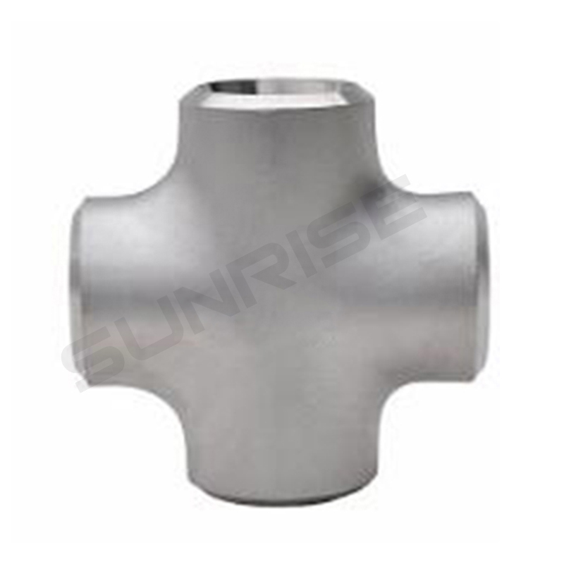 Pipe Cross, Size 10 Inch, Wall Thickness: Schedule 40, Butt Weld End, ASTM A403 WP316L; Standard ASME B16.9